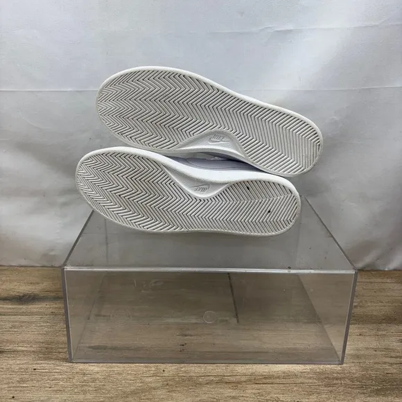 Nike Court Royale Mid 2 Triple White Women's Size 9.5 Shoes Sneakers CT1725-100