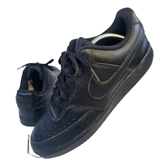 NIKE Court Vision Black Low SNEAKER CD 5463-2 size 10 Shoes
