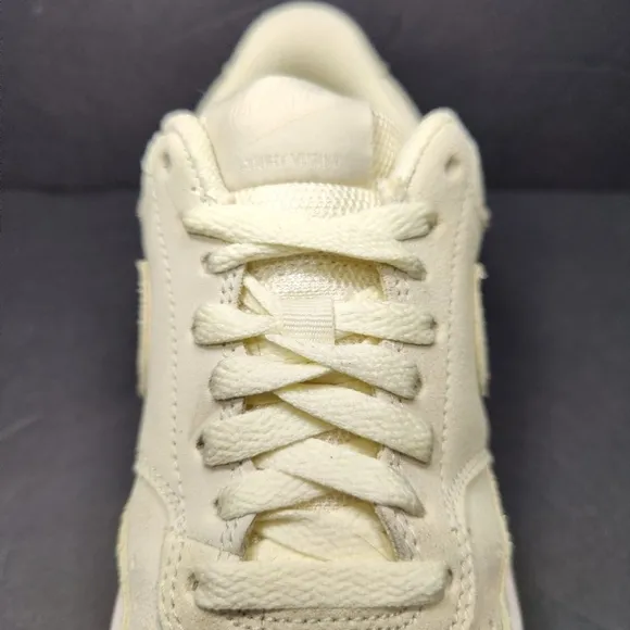 Nike Court Vision Low Beige Suede Sneakers Women's Shoes Size 6.5