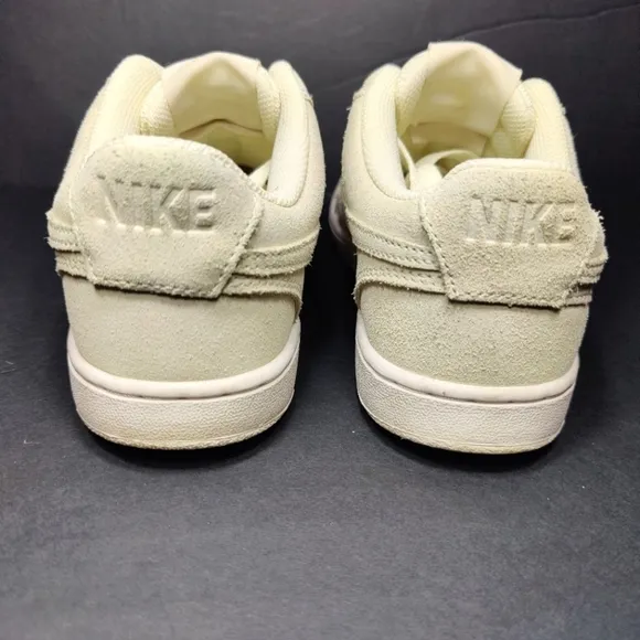 Nike Court Vision Low Beige Suede Sneakers Women's Shoes Size 6.5