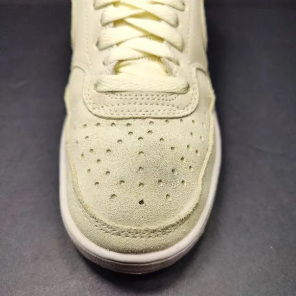Nike Court Vision Low Beige Suede Sneakers Women's Shoes Size 6.5