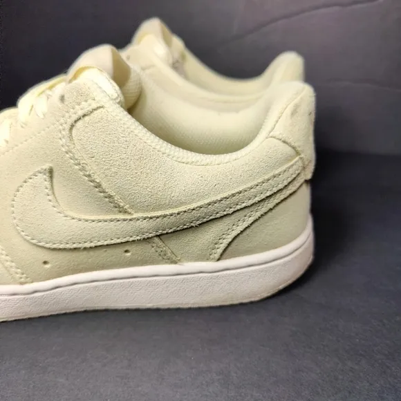 Nike Court Vision Low Beige Suede Sneakers Women's Shoes Size 6.5