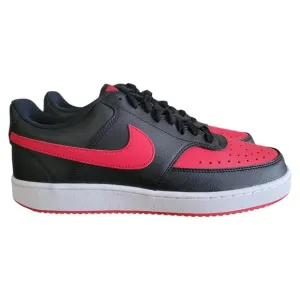 Nike Court Vision Low Next Nature Bred Shoes Mens Size 8 Red Black FJ0685-010