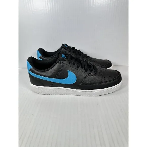 Nike Court Vision Low NN Black Blue Mens Size 12 DH2987-005 BRAND NEW