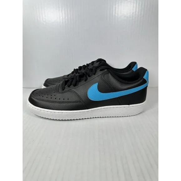 Nike Court Vision Low NN Black Blue Mens Size 12 DH2987-005 BRAND NEW