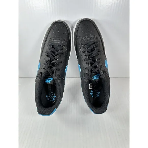 Nike Court Vision Low NN Black Blue Mens Size 12 DH2987-005 BRAND NEW