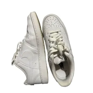 Nike Court Vision Low CD5434-100 Triple White AF1 Sneakers Womens SZ 9.5 SH04