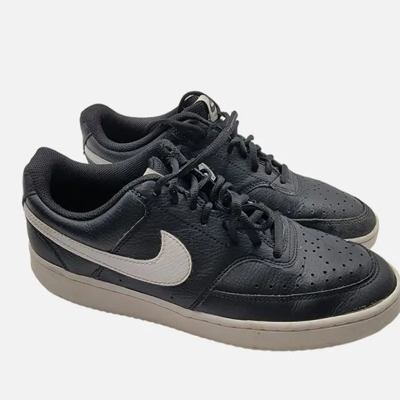 Nike Court Vision Next Nature Low Black White Sz 9 Men
