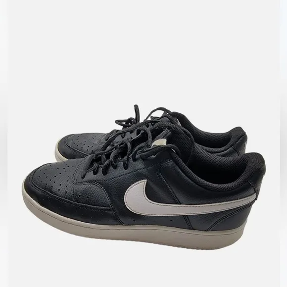 Nike Court Vision Next Nature Low Black White Sz 9 Men