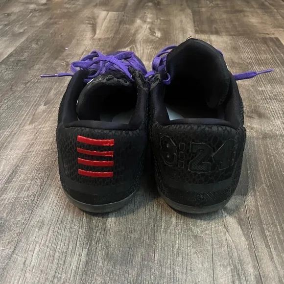 Nike Dark Purple and Black Athletic Shoes