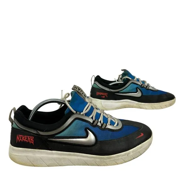 Nike DC9104-400 Mens SB Nyjah Free 2 Premium Samborghini Skate Shoes Size 12