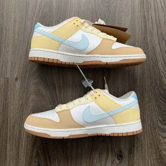 Nike Dunk Low Shoes 'Soft Yellow Alabaster' FZ4347-100 Size 11W 9.5M New