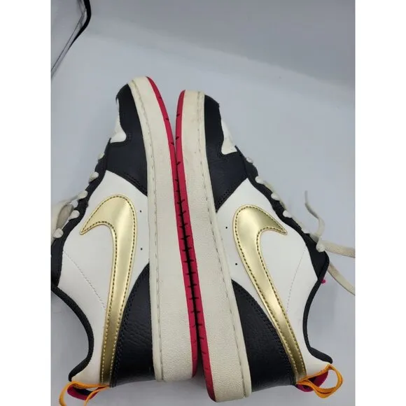 Nike Dunk White Pink Prime Leather Sneakers Shoes US 7Y - 40EU
