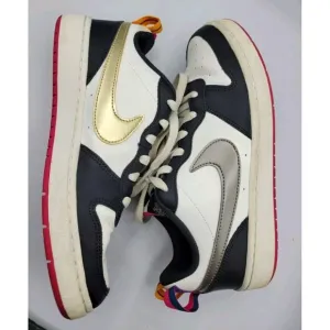 Nike Dunk White Pink Prime Leather Sneakers Shoes US 7Y - 40EU