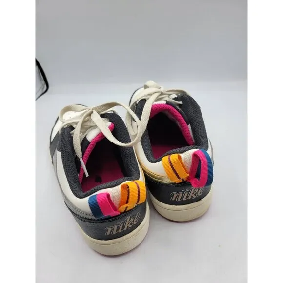 Nike Dunk White Pink Prime Leather Sneakers Shoes US 7Y - 40EU
