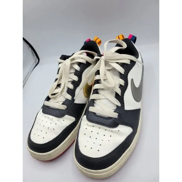 Nike Dunk White Pink Prime Leather Sneakers Shoes US 7Y - 40EU