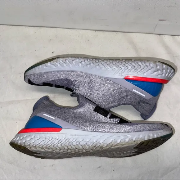 Nike Epic Phantom React Flyknit GS Indigo Fog Sneakers CJ7202-400 Sz 7Y