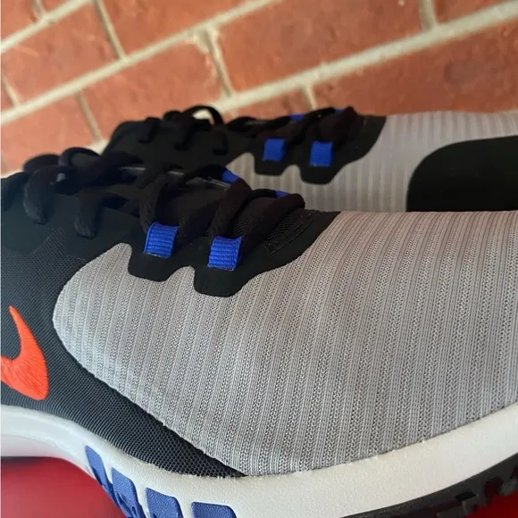 Nike Flex Control TR4 Men’s Blue Orange New Sneakers Running Shoes