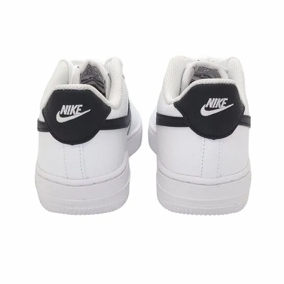 ❤️❤️Nike Force 1 Low PS 2Y Kids Retro Shoes Comfy White Black Sneaker CZ1685-100