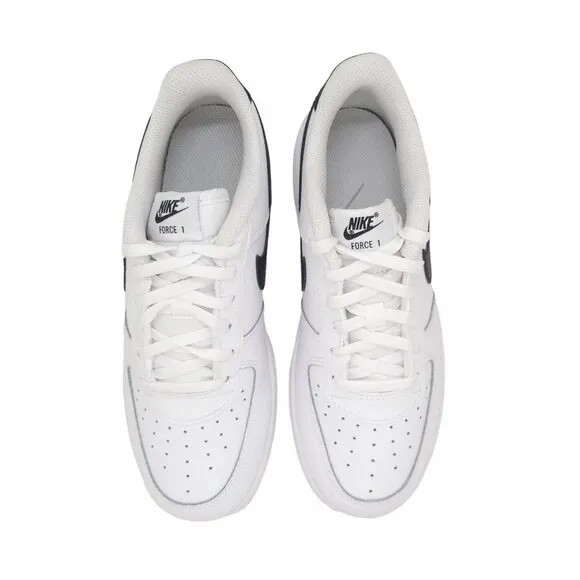 ❤️❤️Nike Force 1 Low PS 2Y Kids Retro Shoes Comfy White Black Sneaker CZ1685-100