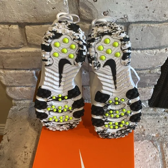 Nike Future Field White and Black turf cleats baseball softball lacrosse shoes