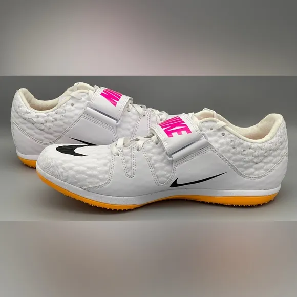 Nike High Jump Elite Track Field Spikes Men's Size 9 &amp; 9.5 806561-102 NEW