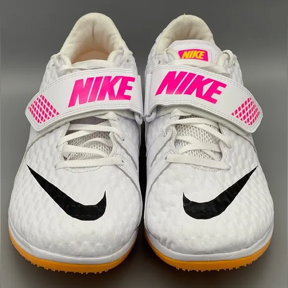 Nike High Jump Elite Track Field Spikes Men's Size 9 &amp; 9.5 806561-102 NEW