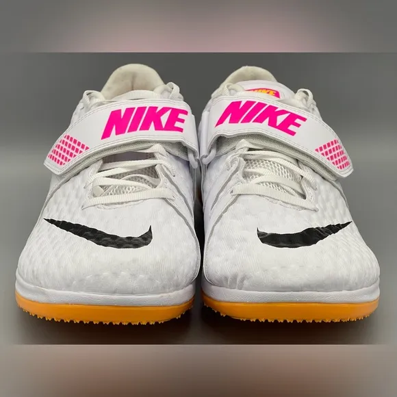 Nike High Jump Elite Track Field Spikes Men's Size 9 &amp; 9.5 806561-102 NEW