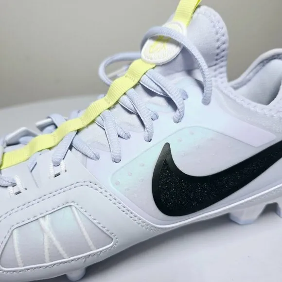 Nike Huarache 9 Varsity LAX SE Lacrosse Cleats Shoes Size 9.5 Grey Black