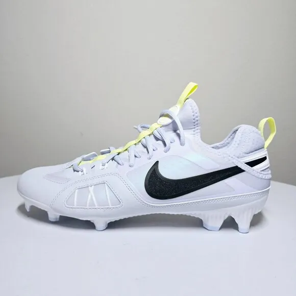Nike Huarache 9 Varsity LAX SE Lacrosse Cleats Shoes Size 9.5 Grey Black