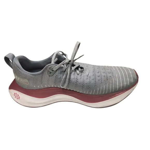 Nike infinity Run 4 Mens Running Shoes Gray/Red Size 11.5