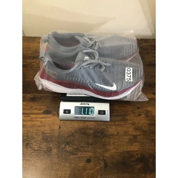 Nike infinity Run 4 Mens Running Shoes Gray/Red Size 11.5