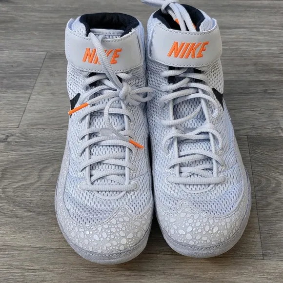 Nike Inflict SE Orange Grey Black DJ4471-900 Wrestling Shoe Men Sz 10