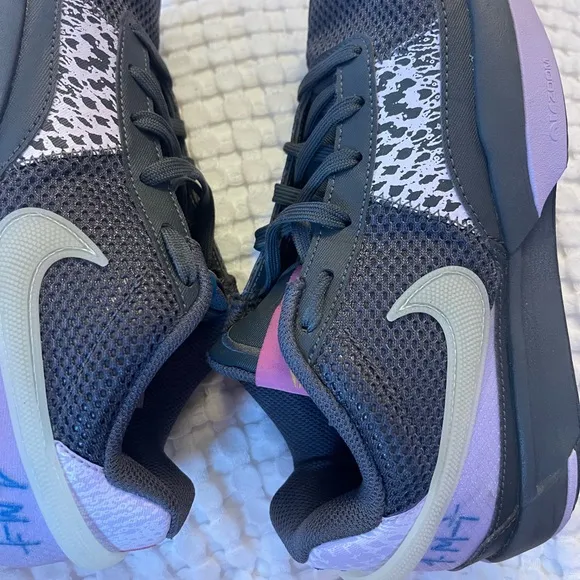 Nike Ja 1 Men's Shoes - Iron Grey and Lilac Bloom
