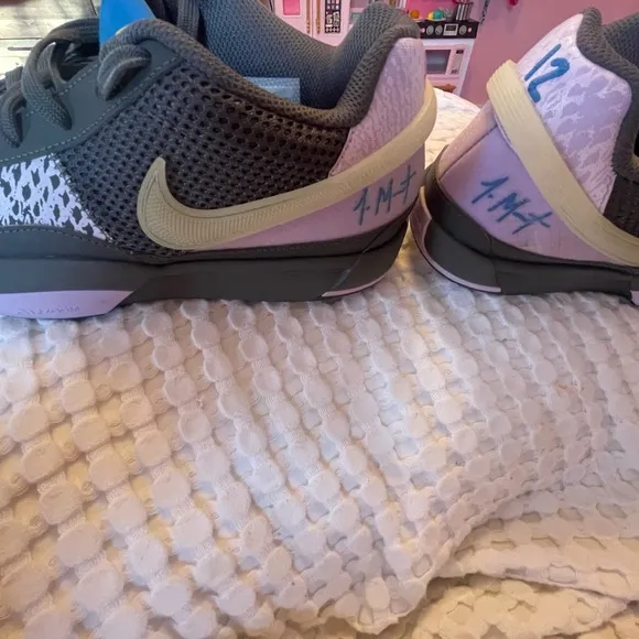 Nike Ja 1 Men's Shoes - Iron Grey and Lilac Bloom