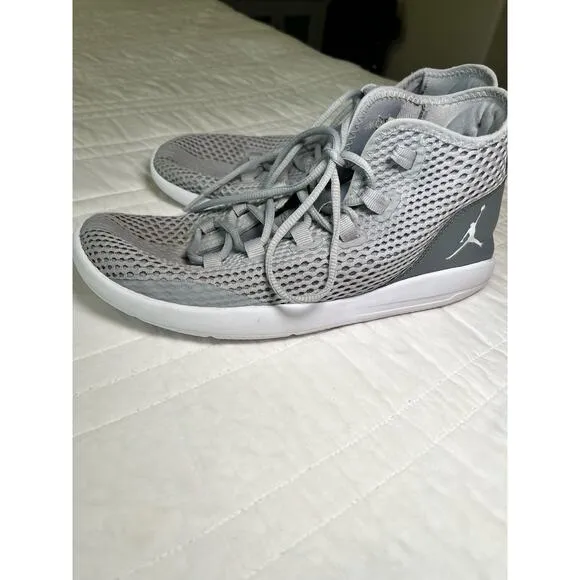Nike Jordan Reveal Sneakers - Men’s Basketball Shoes, Sz 10 Gray, Mesh High Top