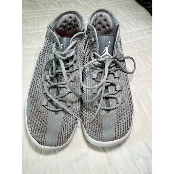 Nike Jordan Reveal Sneakers - Men’s Basketball Shoes, Sz 10 Gray, Mesh High Top