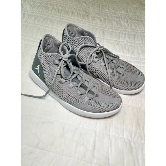 Nike Jordan Reveal Sneakers - Men’s Basketball Shoes, Sz 10 Gray, Mesh High Top