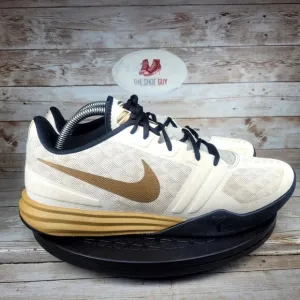 Nike KB Mentality Men's Size 10 White Athletic Basketball Shoes