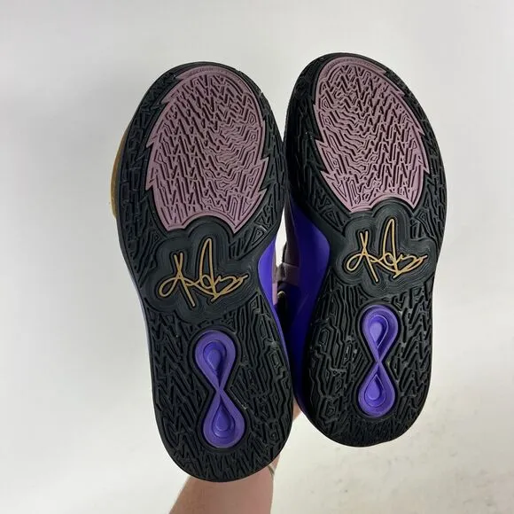Nike Kyrie Infinity Amethyst Wave Sneakers Boy 6.5 Purple Lace Up Athletic Shoes
