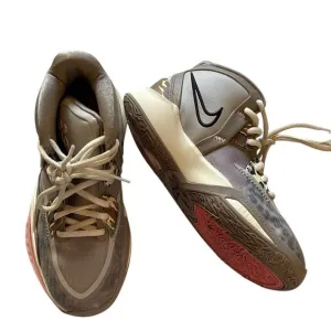 Nike Kyrie Infinity GS Basketball‎ Shoes Youth Size 4 Camo Leopard Iron Ore