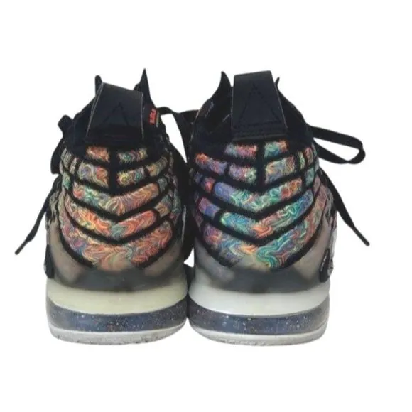 Nike Lebron 17 Multicolor‎ Gradient Knit Basketball Shoes US 5.5Y