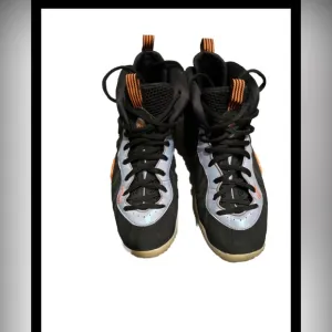 Nike Little Posite One GS 'Twilight Pulse' Shoes Black/Orange 644791-008 Size 7Y