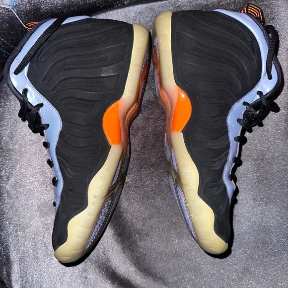 Nike Little Posite One GS 'Twilight Pulse' Shoes Black/Orange 644791-008 Size 7Y