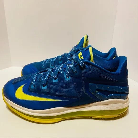 Nike Max LeBron 11 Low Sprite Sneakers Shoes Youth 7
