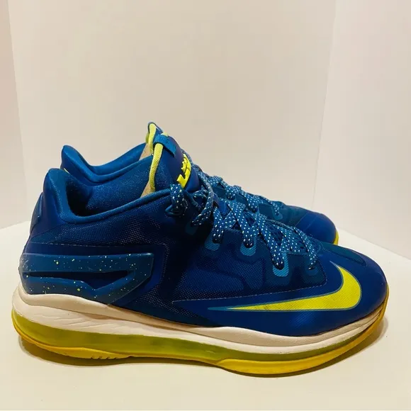 Nike Max LeBron 11 Low Sprite Sneakers Shoes Youth 7