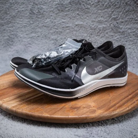 Nike Men's 10.5 ZoomX Dragonfly XC Track Spikes Black Metallic Silver DX7992-001