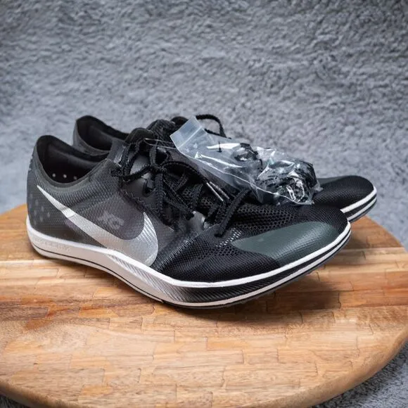 Nike Men's 10.5 ZoomX Dragonfly XC Track Spikes Black Metallic Silver DX7992-001