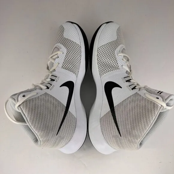 Nike Mens 898455-100 White Air Precision Mid Lace Up  Size 7 Basketball Shoes