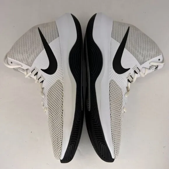 Nike Mens 898455-100 White Air Precision Mid Lace Up  Size 7 Basketball Shoes